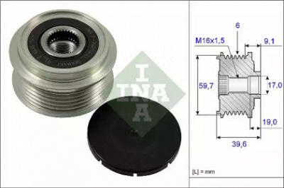 WILMINK GROUP wg1253644 -  Механизм свободного хода генератора